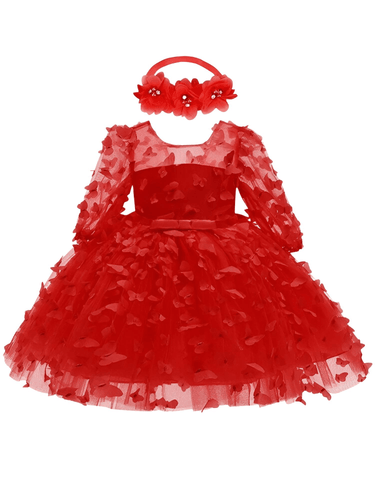 Baby Girl Special Occasion Dress -, Dress , Drestiny , 12M, 18M, 24M, 2T, 3M, 3T, 6M, Australia, Canada, Dresses, FR, Girls, New Zealand, Pink, Red, Sets, United Kingdom, United States , Drestiny , www.shopdrestiny.com